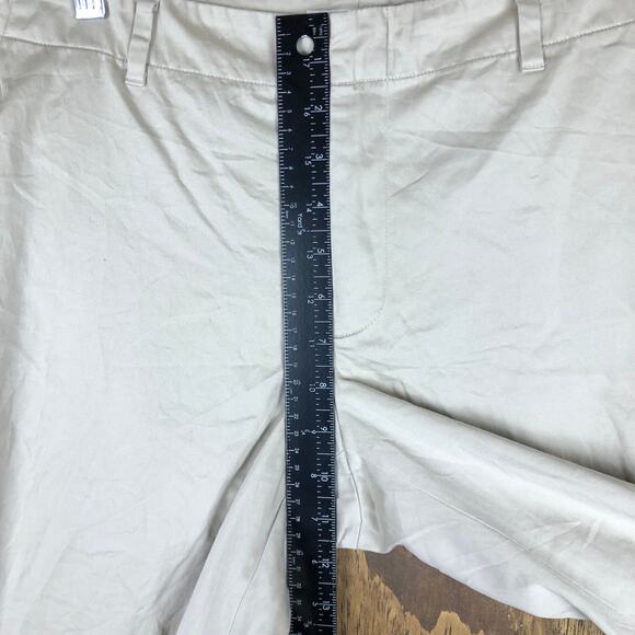 Banana Republic Womens Pants Tan Martin Fit Capris Cropped Stretch 12 - Picture 8 of 12